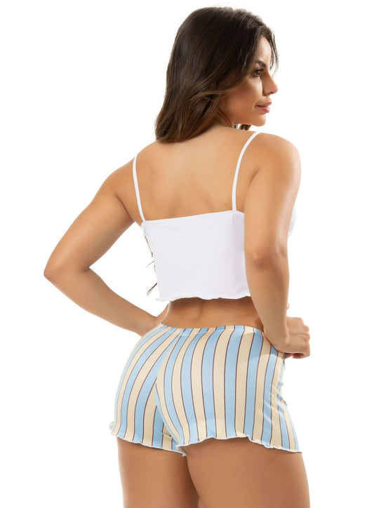 Short Doll Sublimado em Suede em Batata Frita – Doce Malícia
