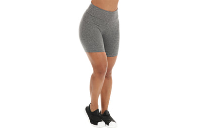 Short Fitness mesclado em cinza – Doce Malícia