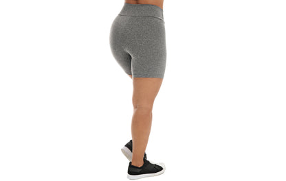 Short Fitness mesclado em cinza – Doce Malícia