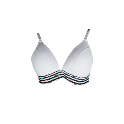 Soutien de bojo com elástico estampado em Branco – Doce Malícia