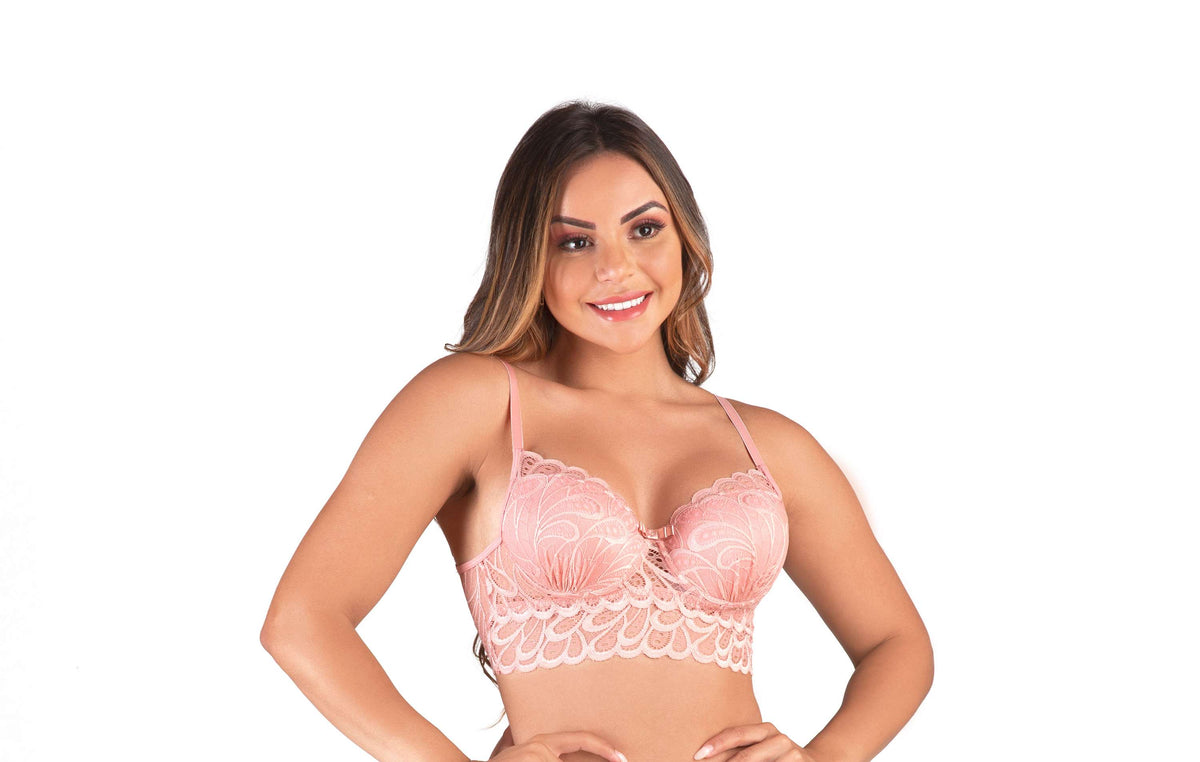 Soutien estilo cropped em azul-Marinho – Doce Malícia