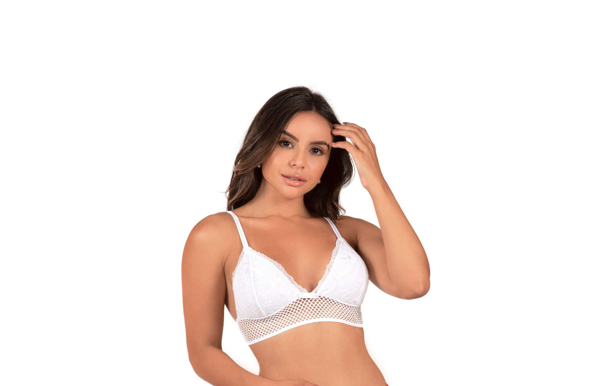 Soutien sem bojo estilo cropped em Branco – Doce Malícia