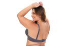Soutien strappy plus size em azul-Marinho – Doce Malícia