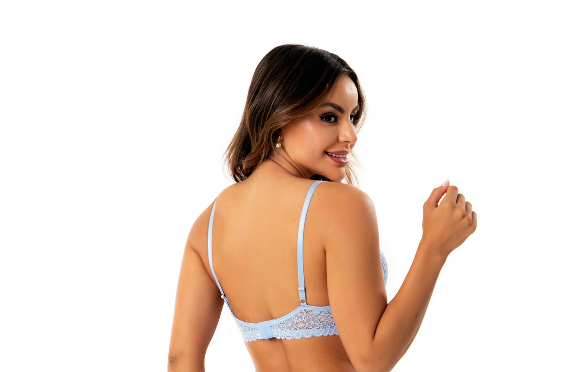 Sutiã de Bojo em Renda em Branco – Doce Malícia