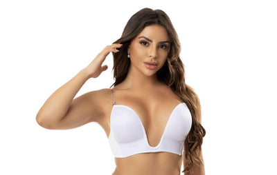 Soutien Decote Frente Única em Branco – Doce Malícia