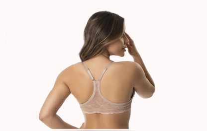 Soutien Nadador Bicolor com Abertura Frontal