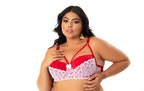 Soutien plus de bojo strappy em Branco – Doce Malícia