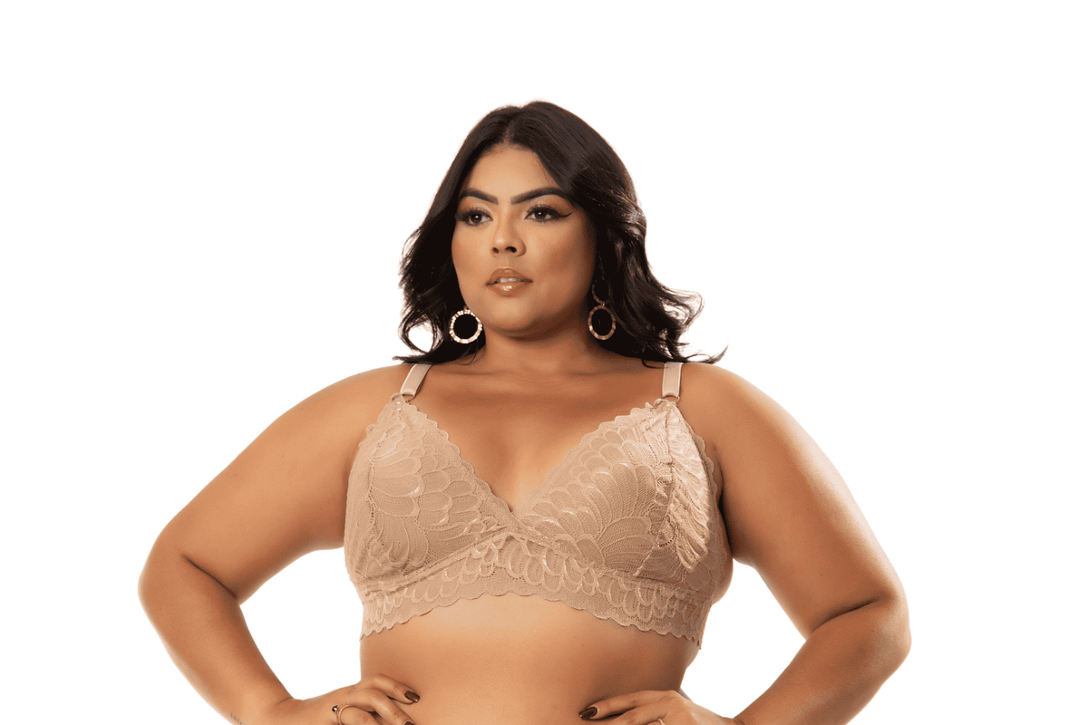Soutien Plus Size Amamentação em Branco – Doce Malícia