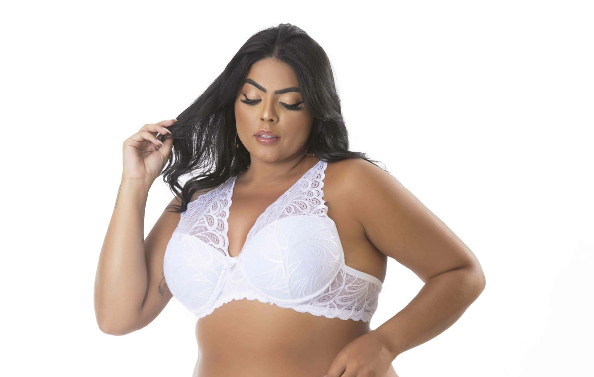 Soutien plus size de renda em cores sortidas – Doce Malícia