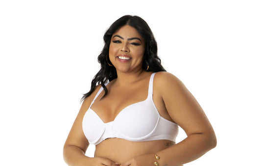Soutien plus size estilo nadador em azul-Marinho – Doce Malícia