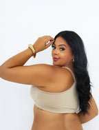 Soutien Reforçado Plus Size sem Bojo em azul-Marinho – Doce Malícia