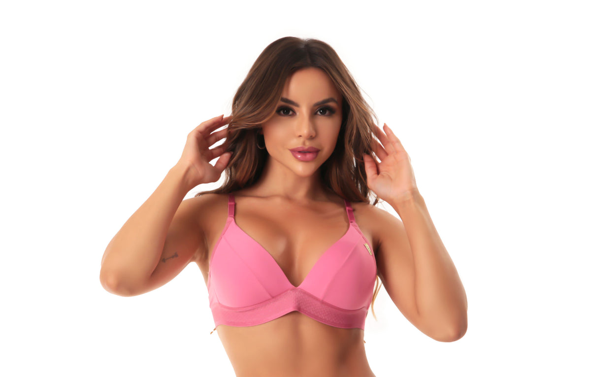 Soutien Push Up com Elástico Reforçado em Azul Royal – Doce Malícia