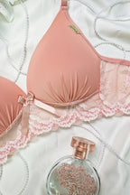 Soutien Push-Up com Renda Bicolor em Frozen – Doce Malícia