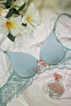 Soutien Push-Up com Renda Bicolor em Frozen – Doce Malícia