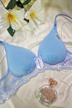Soutien Push-Up com Renda Bicolor em Frozen – Doce Malícia