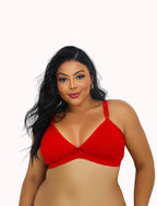 Soutien Reforçado Plus Size Canelado com Renda – Doce Malícia