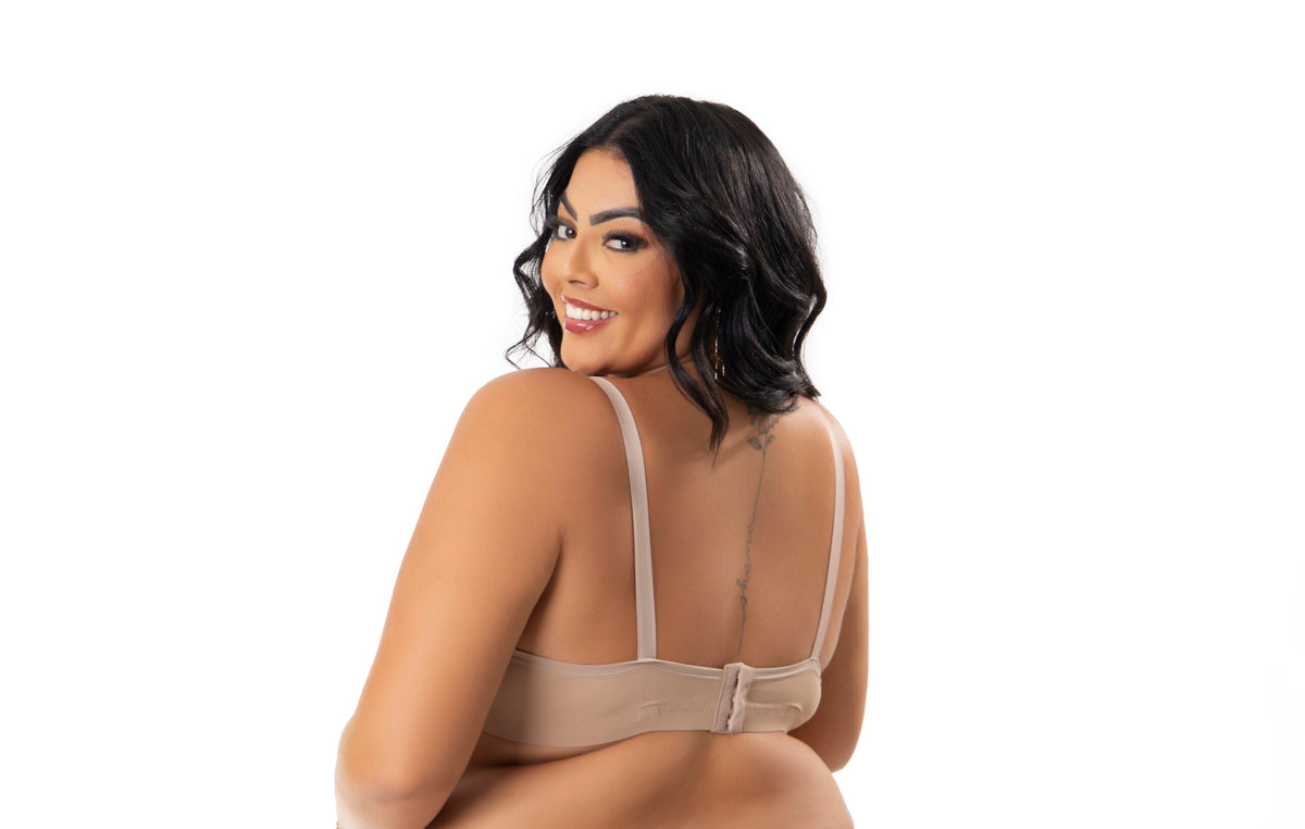 Soutien com Reforço Plus Size em azul-Marinho – Doce Malícia