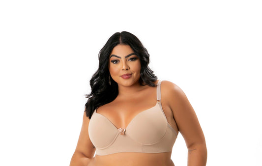 Soutien com Reforço Plus Size em azul-Marinho – Doce Malícia