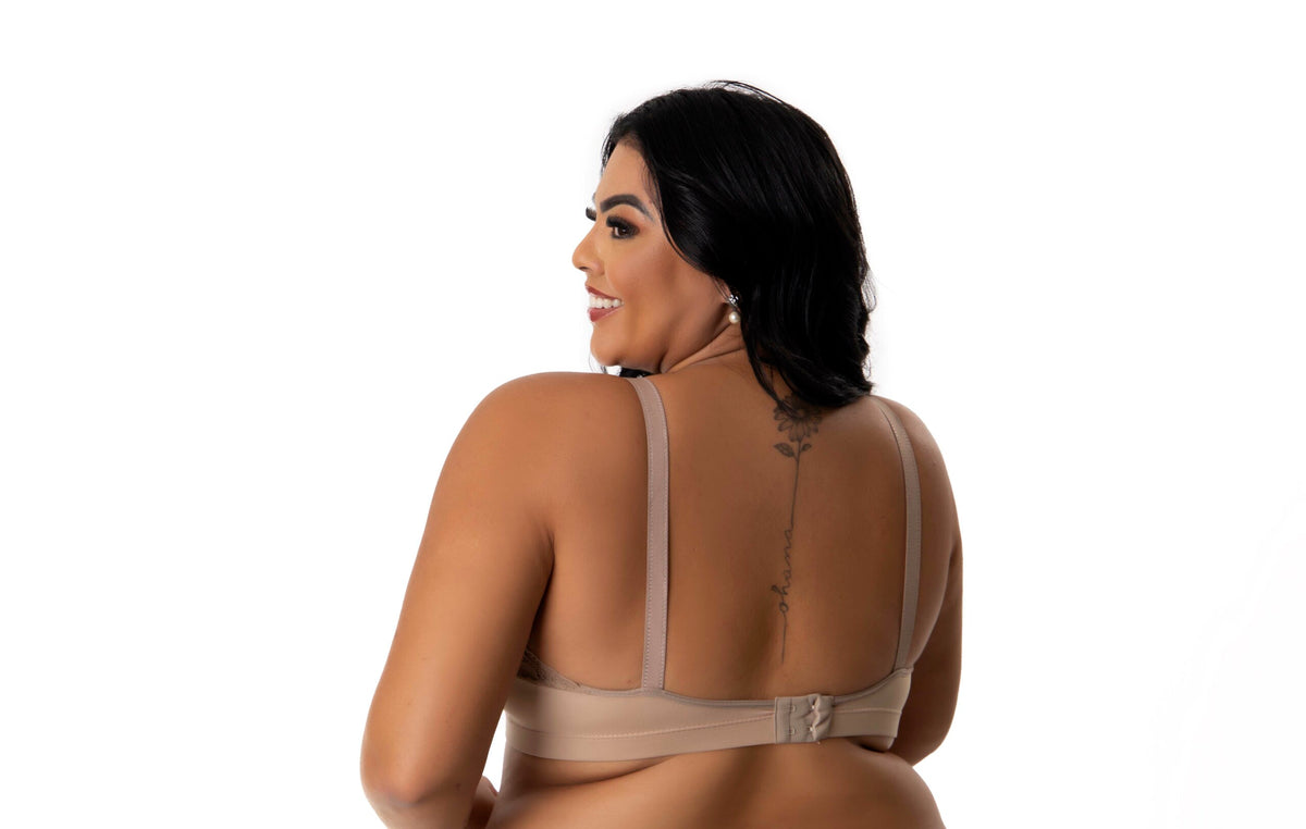 Soutien Reforçado Plus Size em chocolate – Doce Malícia