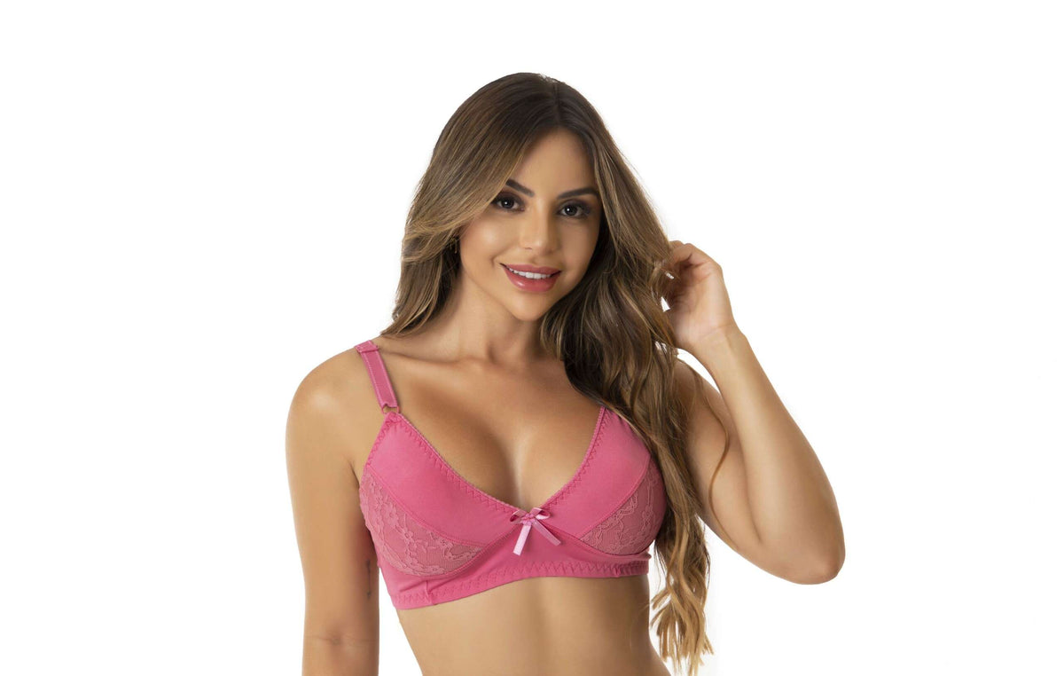 Soutien Reforçado Sem Bojo com Renda em Branco – Doce Malícia