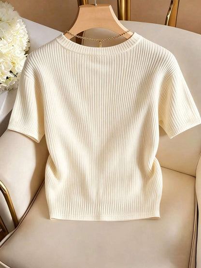 Suéter Feminino Canelado Preto – Doce Malícia