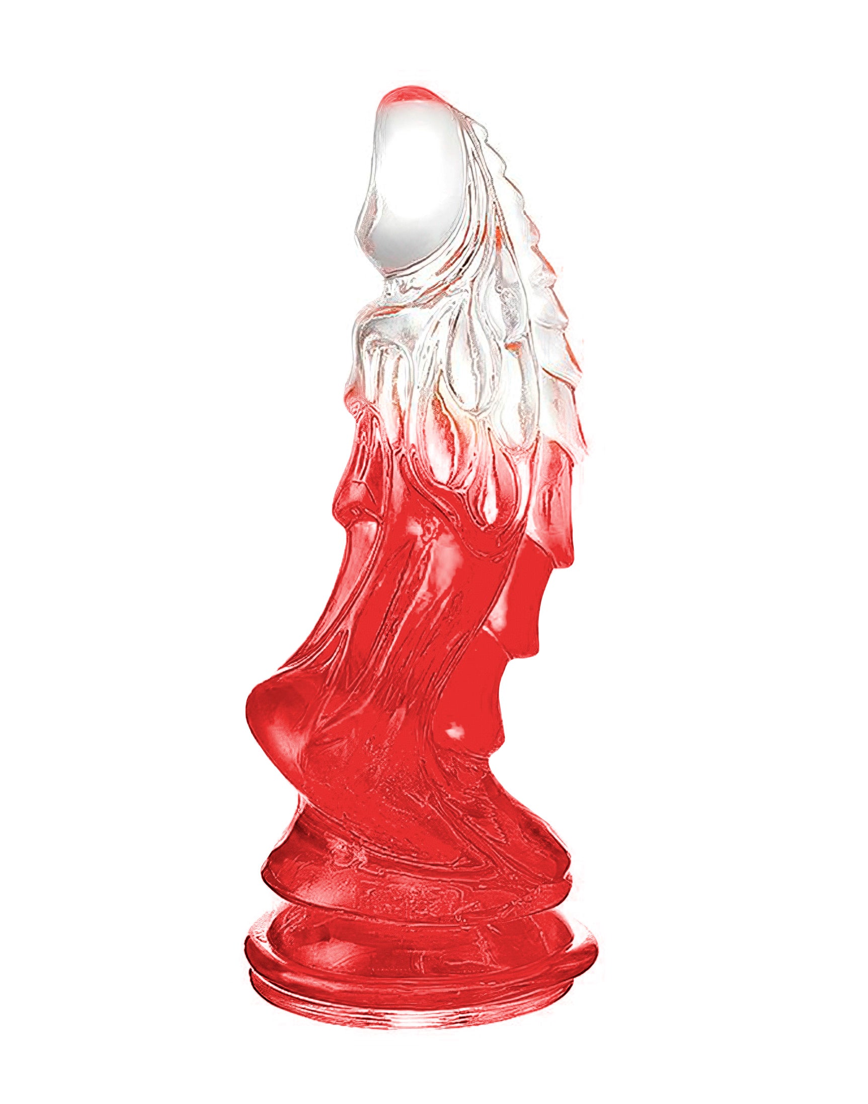 Plug Anal Master em Silicone em Vermelho – Doce Malícia