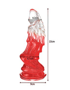 Plug Anal Master em Silicone em Vermelho – Doce Malícia