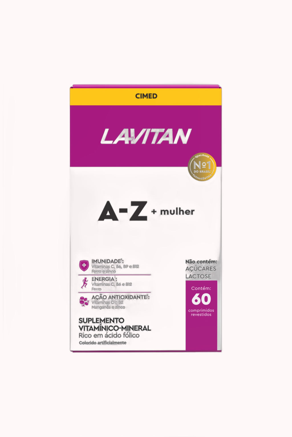 Suplemento Vitamínico LAVITAN A-Z Mulher – 60 Comprimidos – Doce Malícia