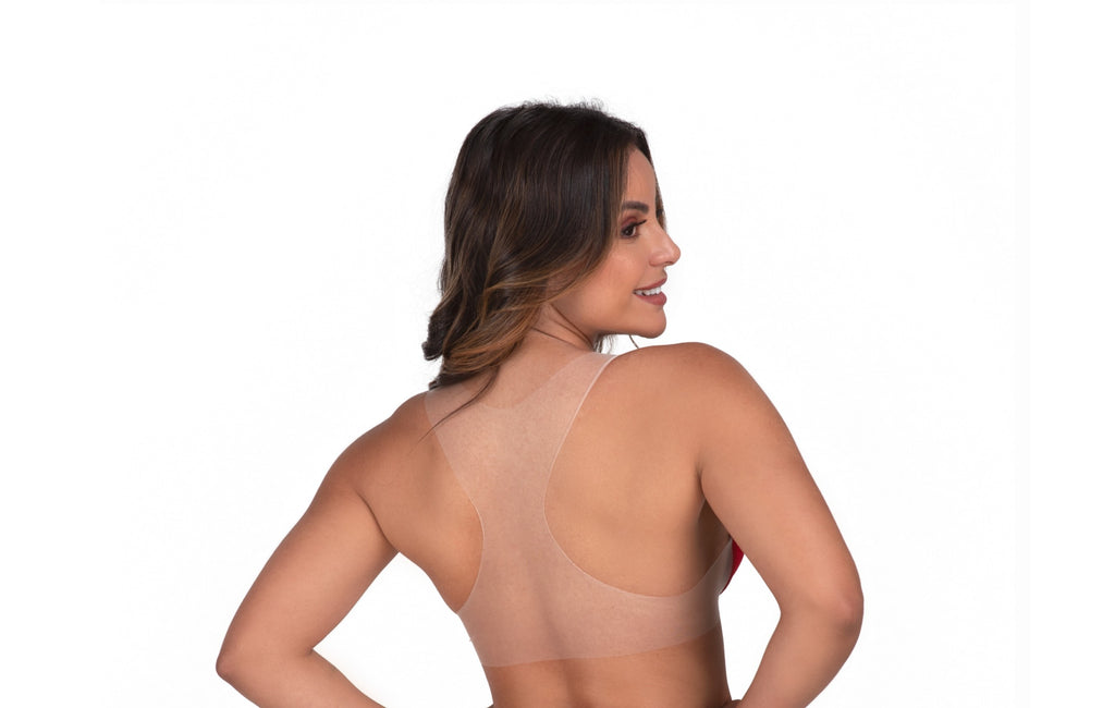 Sutiã com tule e costa invisível em cores sortidas – Doce Malícia