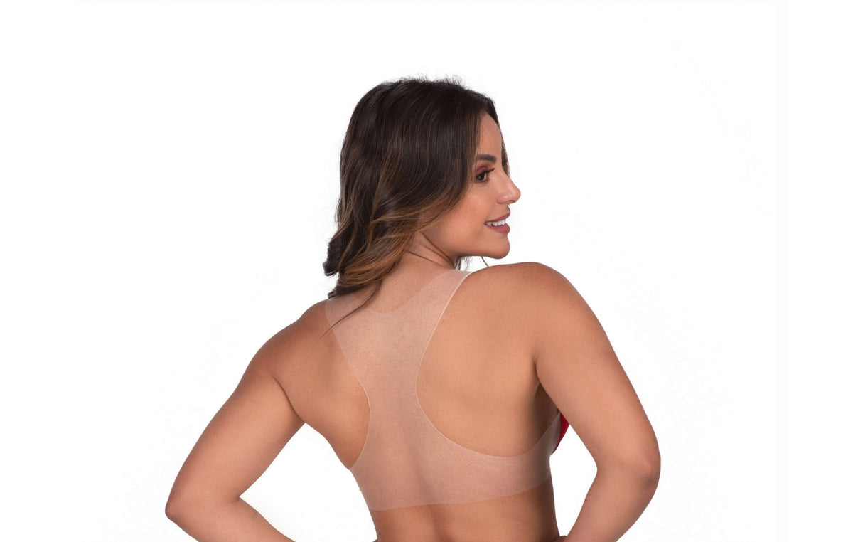 Sutiã com tule e costa invisível em cores sortidas – Doce Malícia