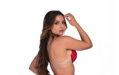 Sutiã com tule e costa invisível em cores sortidas – Doce Malícia