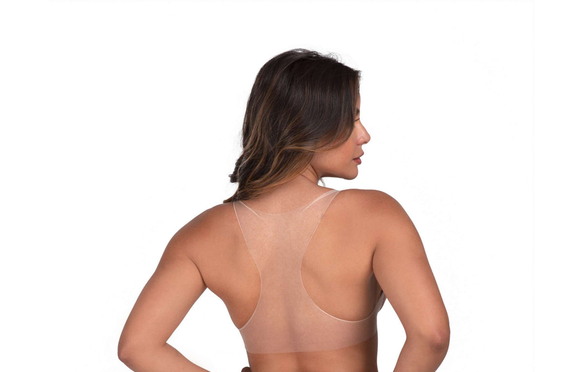 Sutiã com tule e costa invisível em cores sortidas – Doce Malícia
