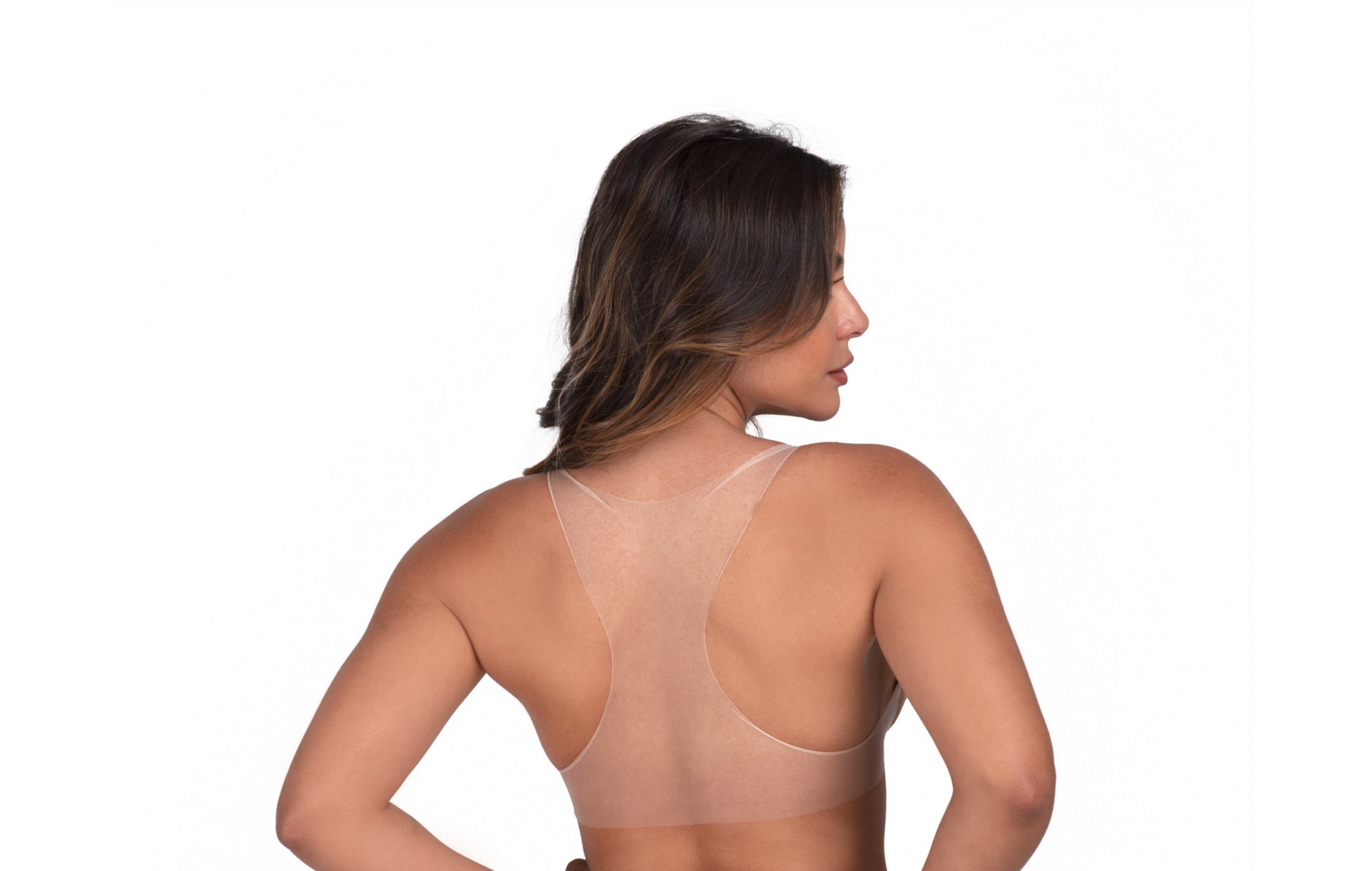 Sutiã com tule e costa invisível em cores sortidas – Doce Malícia