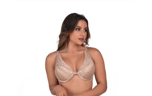 Sutiã com tule e costa invisível em cores sortidas – Doce Malícia