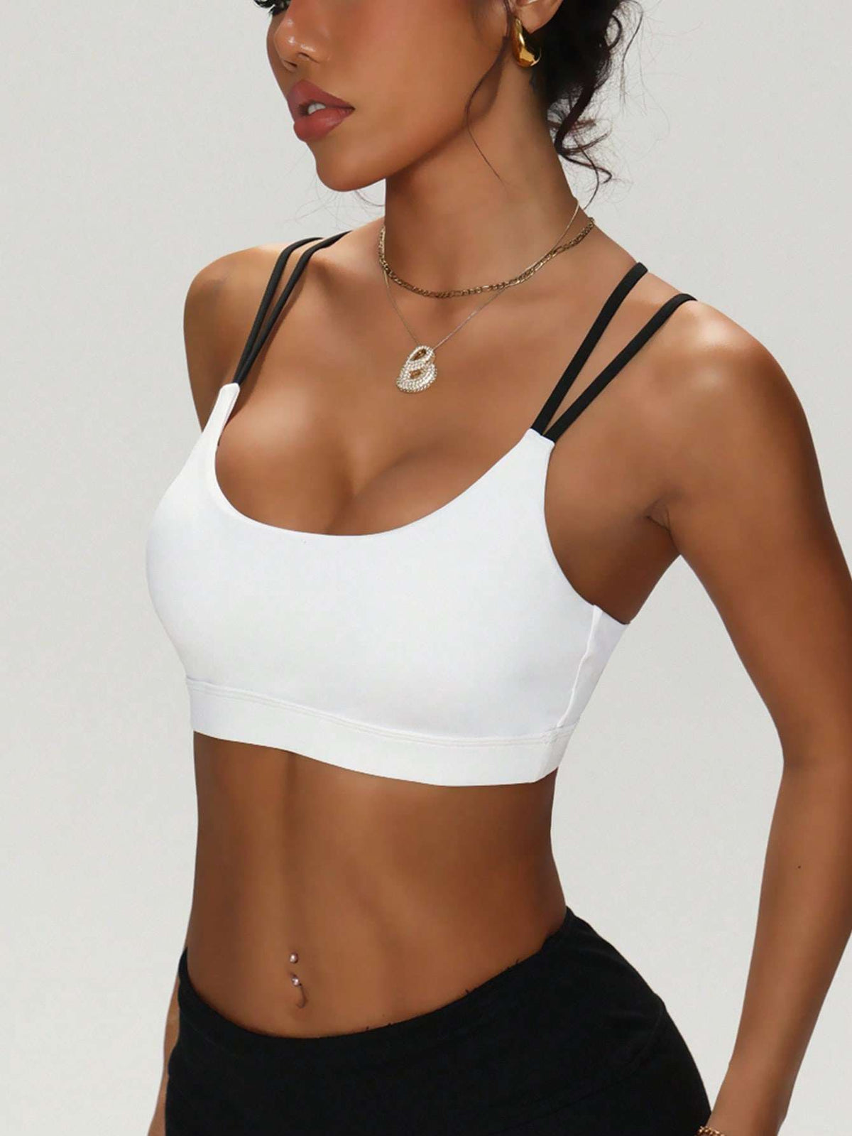 Sutiã Feminino Canelado Com Bojo Branco – Doce Malícia