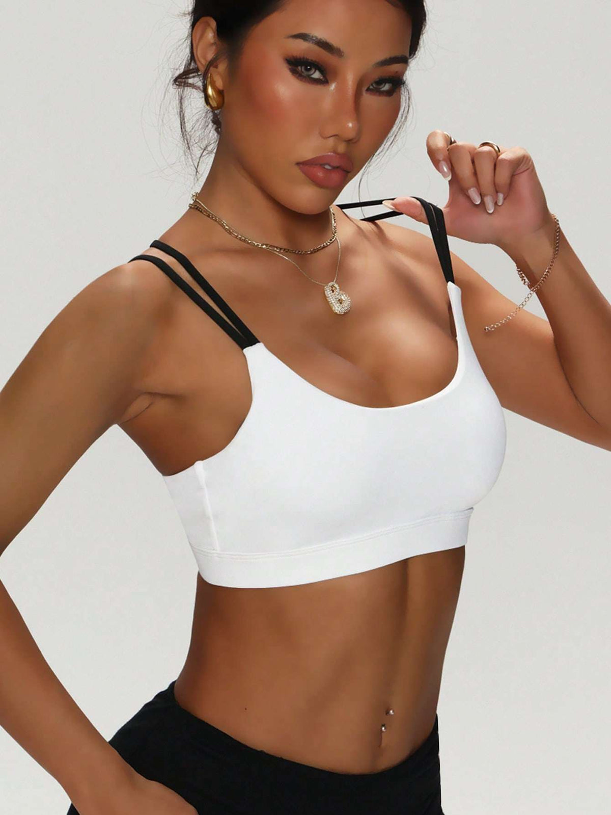 Sutiã Feminino Canelado Com Bojo Branco – Doce Malícia