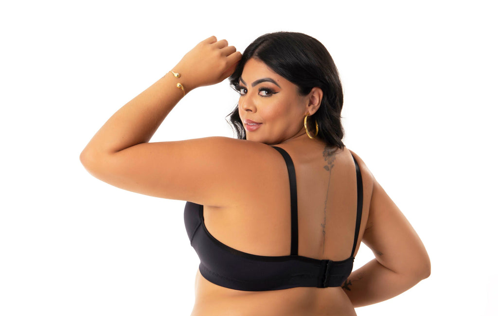 Soutien com Reforço Plus Size em azul-Marinho – Doce Malícia