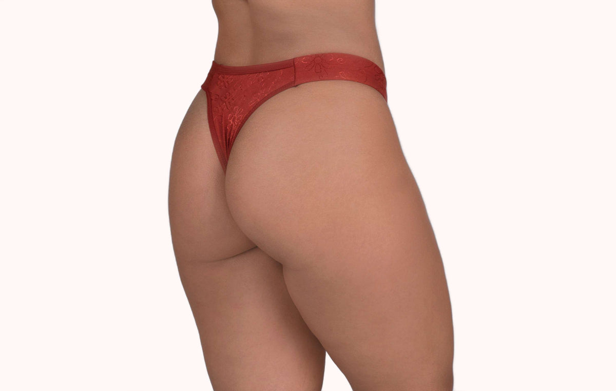 Tanga com tecido brilhoso – Doce Malícia