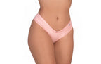 Tanga com tecido canelado em Branco – Doce Malícia