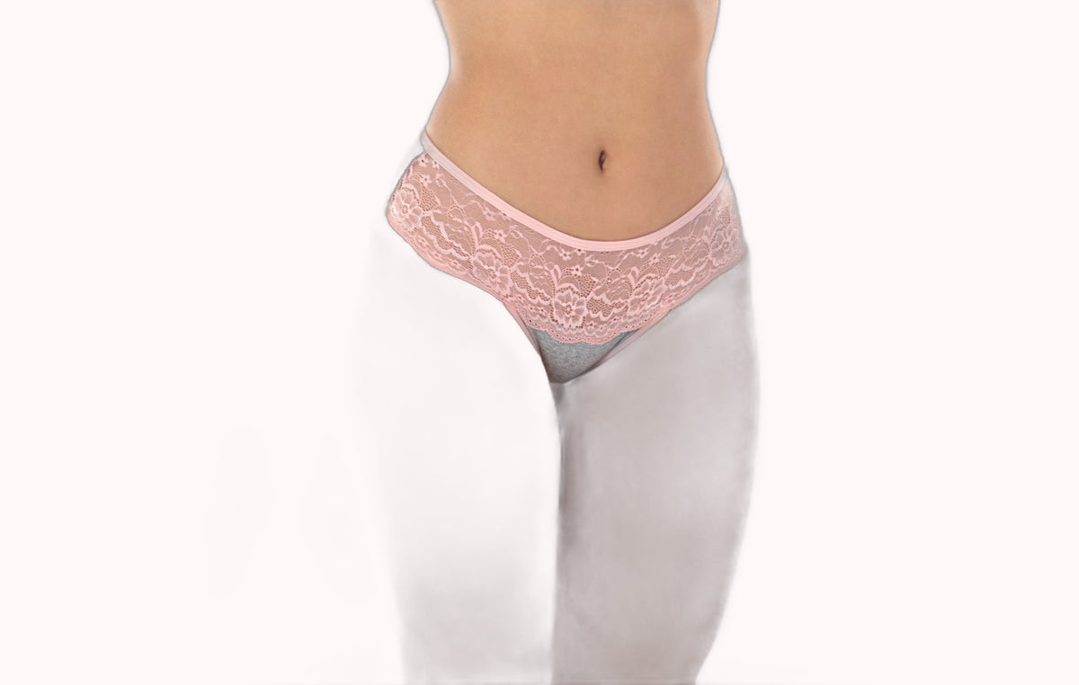 Tanga em Algodão com Renda