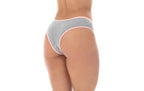 Tanga em algodão com renda em azul – Doce Malícia