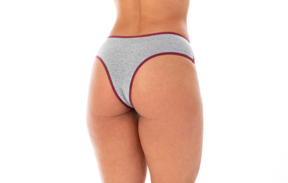 Tanga em algodão com renda em azul – Doce Malícia