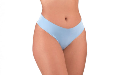 Tanga sem costura em microfibra em Branco – Doce Malícia