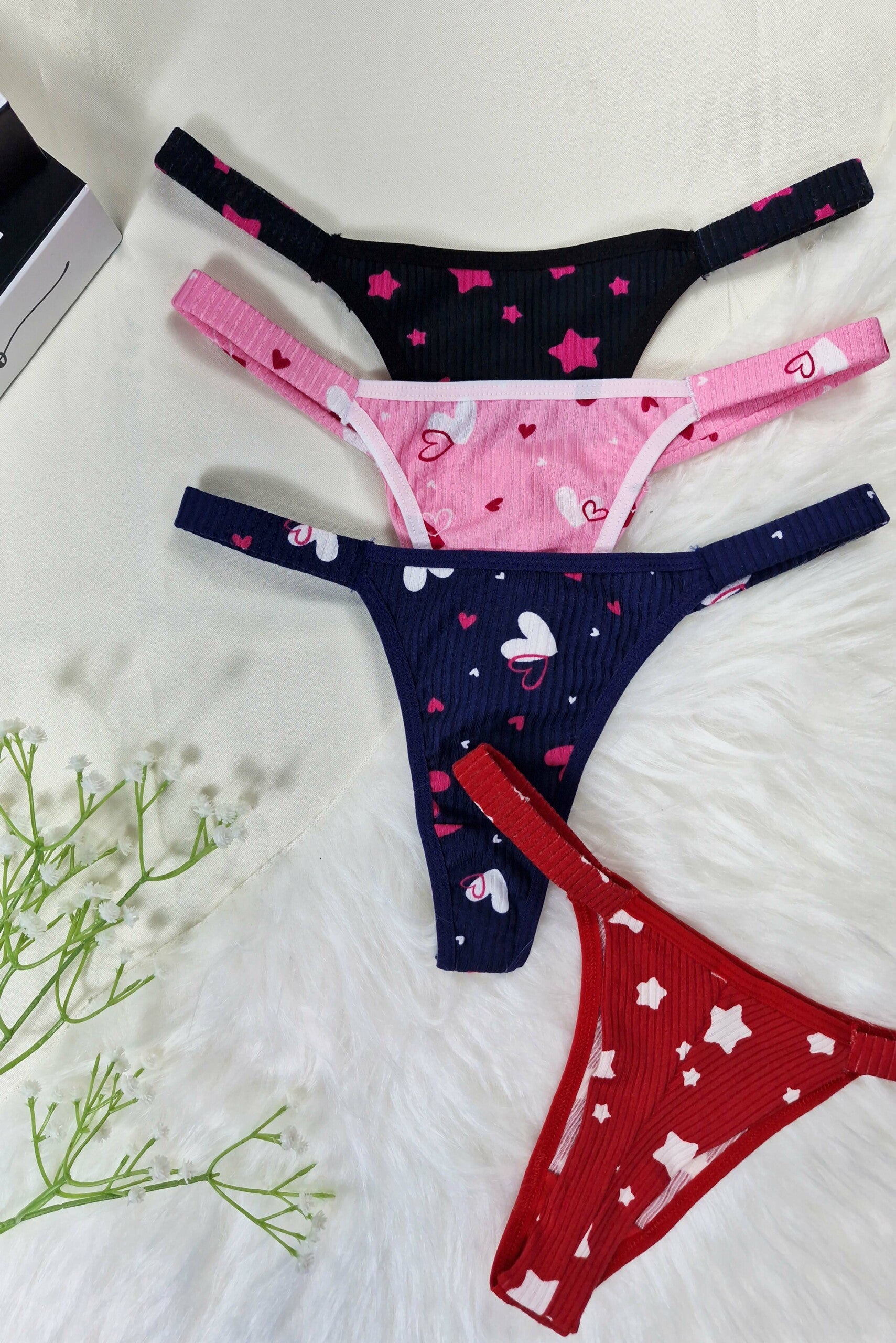 Tanga Biquíni Fio Duplo com em azul-Marinho – Doce Malícia