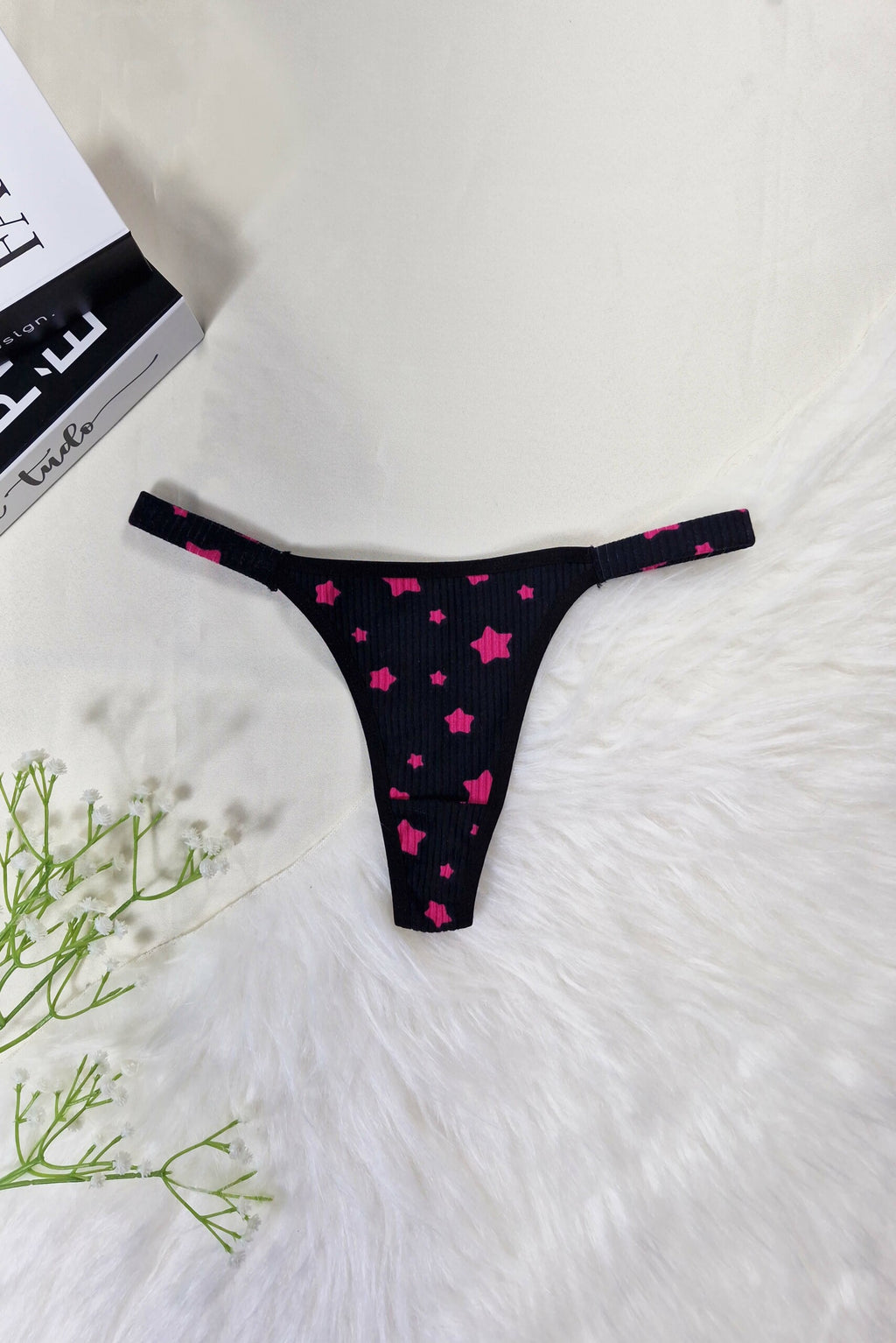 Tanga Biquíni Fio Duplo com em azul-Marinho – Doce Malícia
