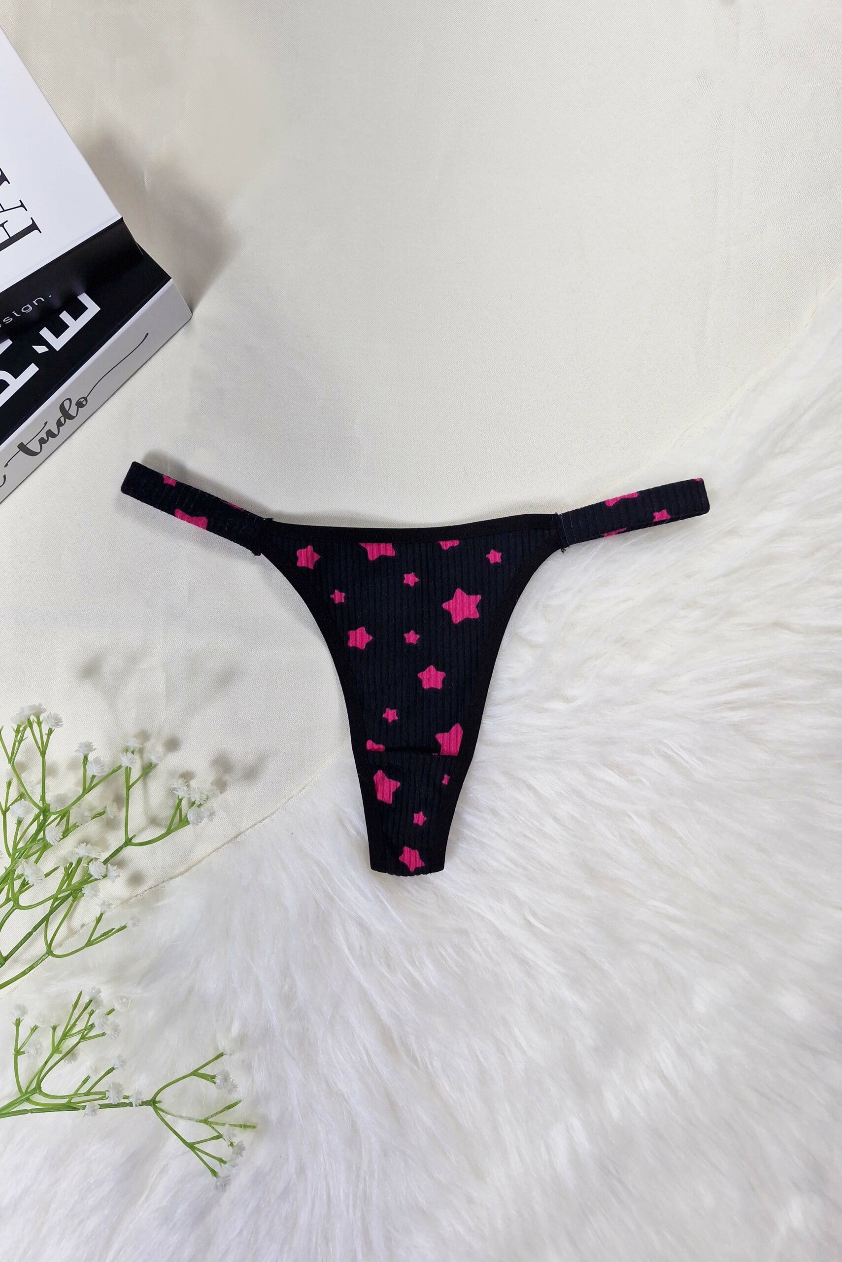 Tanga Biquíni Fio Duplo com em azul-Marinho – Doce Malícia
