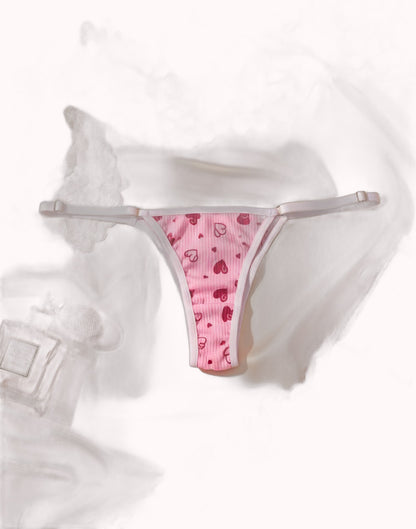 Tanga Canelada Estampada – Doce Malícia