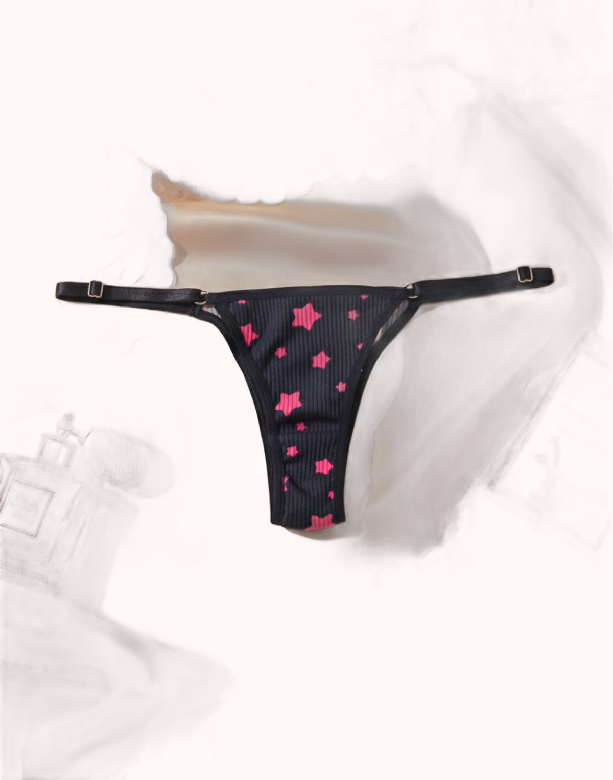 Tanga Canelada Estampada – Doce Malícia