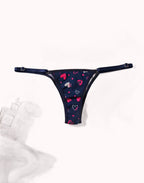 Tanga Canelada Estampada – Doce Malícia