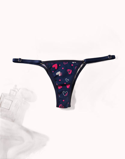 Tanga Canelada Estampada – Doce Malícia